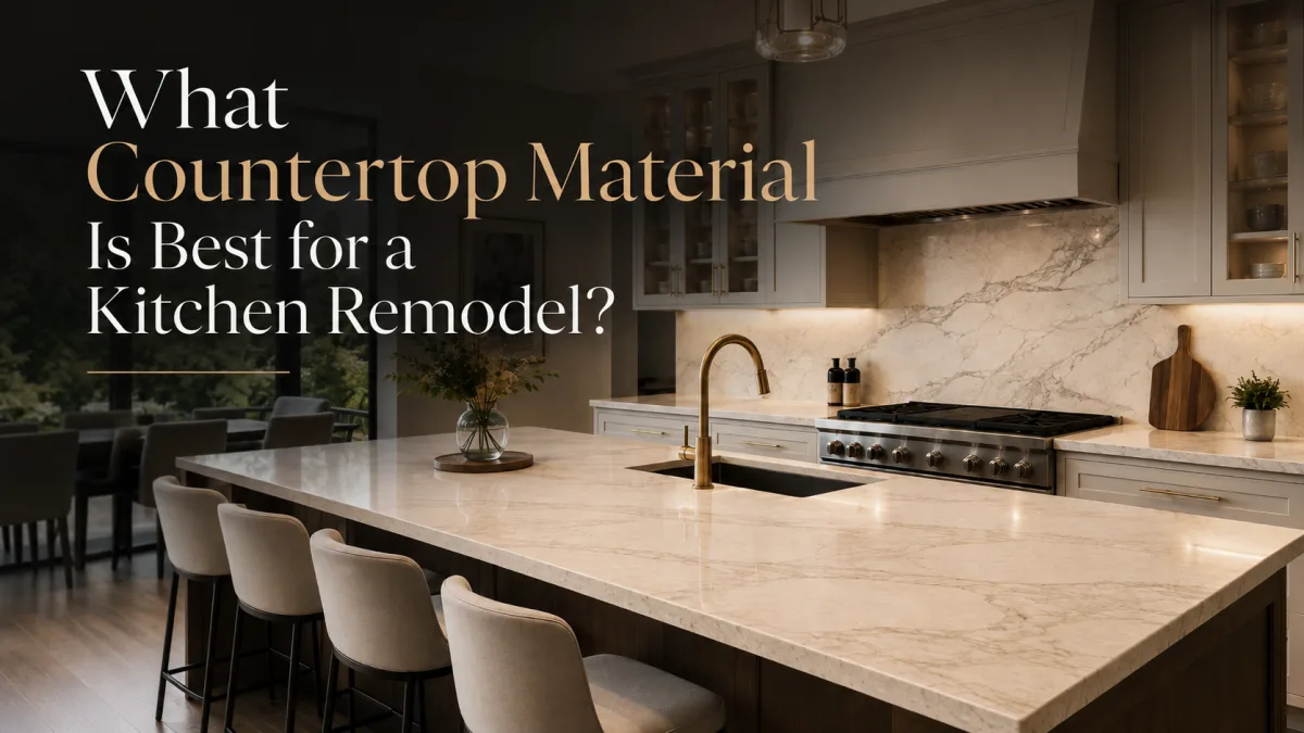 What countertop material is best for a kitchen remodel?